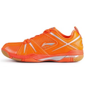 Li Ning Time Travel Women's National Team Professional Badminton Shoes - [Fluorescent Orange]